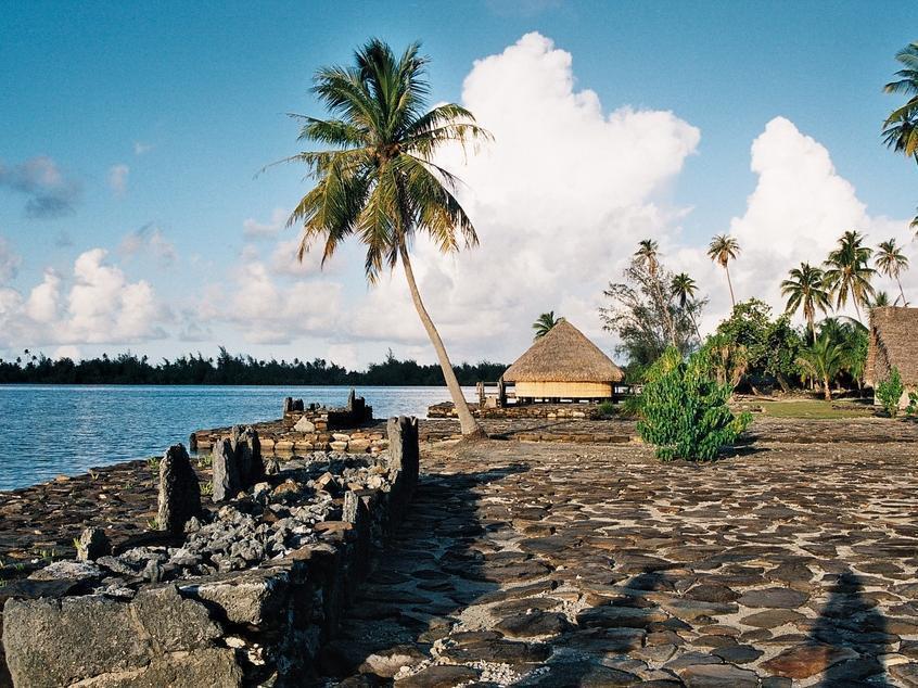 Pension Fare Maeva Huahine Buitenkant foto